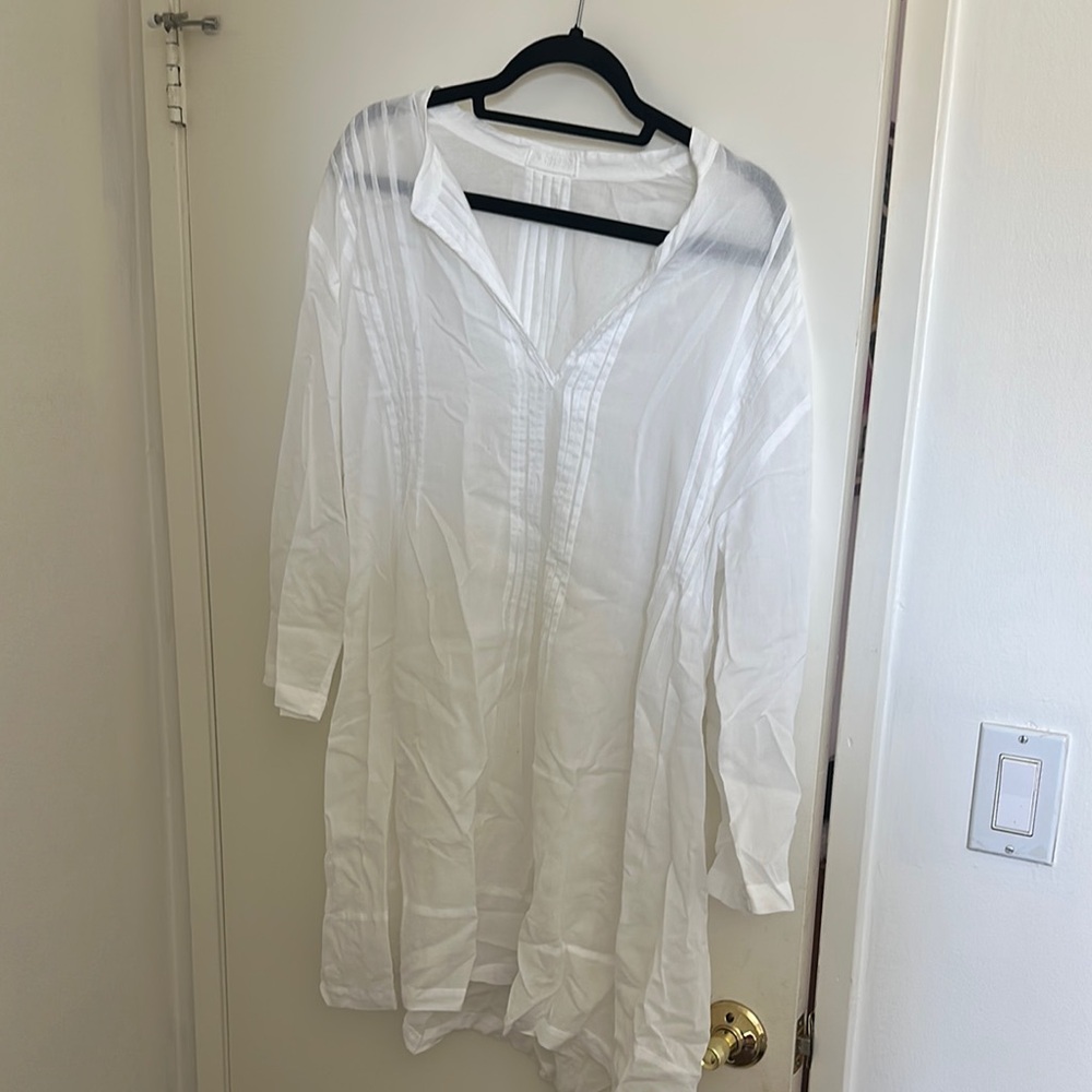 CP Shades White Women's cover up tunic